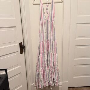 Chaser Pastel Striped Dress